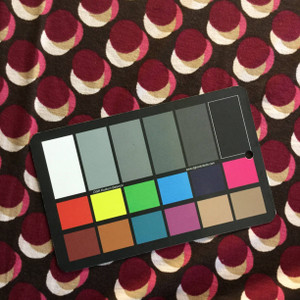 1 Yard Piece of Abstract Dots Jersey Fabric | Purple, Pink, Tan, Brown | 2-way Stretch | Skirt