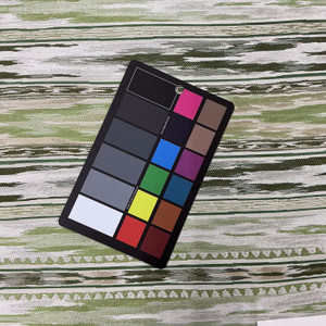 Kasbah in Greenery By Belle Maison | Curtain And Medium Weight Upholstery | Ikat Stripe Green Off White | 54" Wide | 100% Poly | By the Yard