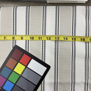 Channing in Smoke By Belle Maison | Curtain And Medium Weight Upholstery | Stripes Grey Black White | 54" Wide | 100% Cotton | By the Yard