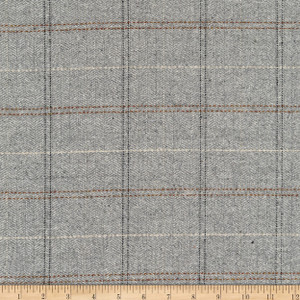 1.75 Yard Piece of P Kaufmann Highland Romance Duncan Wool Stone | Medium/Heavyweight Wool Fabric | Home Decor Fabric | 54" Wide
