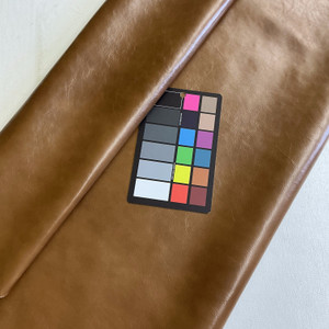 Medium Brown Natural Grain Premium Leather Hide | Chrome Tanned | 40+ Square Feet | 1.2 mm / 3 Ounce | Upholstery Leather