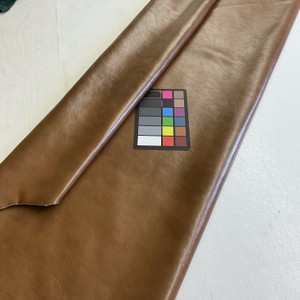 Medium Brown Natural Grain Premium Leather Hide | Chrome Tanned | 40+ Square Feet | 1.2 mm / 3 Ounce | Upholstery Leather