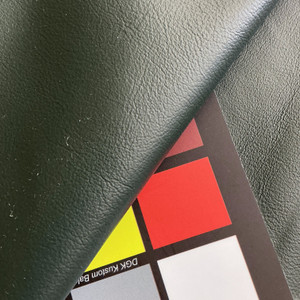 Essex Green Top Grain Premium Leather Hide | Chrome Tanned | Matte Finish | 50+ Square Feet | 1.1 mm / 2.5 Ounce | Upholstery Leather