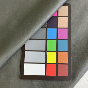 Dark Grey Top Grain Premium Leather Hide | Chrome Tanned | Matte Finish | 50+ Square Feet | 1.4 mm / 3.5 Ounce | Upholstery Leather