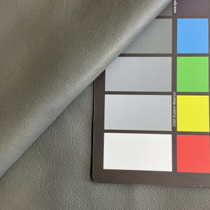 Dark Grey Top Grain Premium Leather Hide | Chrome Tanned | Matte Finish | 50+ Square Feet | 1.4 mm / 3.5 Ounce | Upholstery Leather