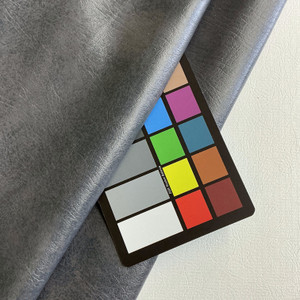 Blue-Grey Natural Grain Premium Leather Hide | Chrome Tanned | 40+ Square Feet | .8 mm / 2 Ounce | Upholstery Leather