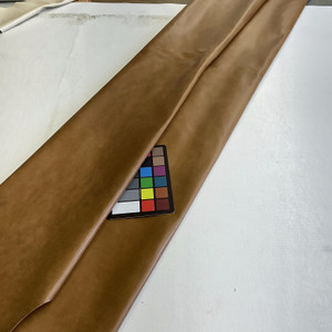 Chestnut Brown Full Grain Premium Leather Hide | Chrome Tanned | 40+ Square Feet | 1.2 mm / 3 Ounce | Upholstery Leather