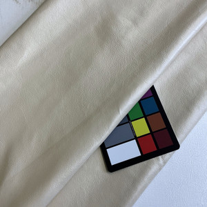 Pearl Oyster Natural Grain Second (Hole in Center) Leather Hide | Chrome Tanned | 20+ Square Feet | 1.1 mm / 2.5 Ounce | Upholstery Leather