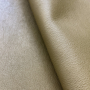 Olive Green Top Grain Premium Leather Hide | Chrome Tanned | 40+ Square Feet | 1.4 mm / 3.5 Ounce | Upholstery Leather