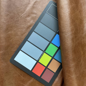 Auburn Brown Distressed Top Grain Italian Leather | Premium Leather Hide | Chrome Tanned | 50+ Square Feet | 1 mm / 2.5 Ounce | Upholstery Leather