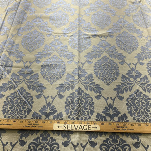 1.25 Yard Piece of Eroica Astral Sublime Jacquard Azure | Medium Weight Jacquard Fabric | Home Decor Fabric | 58" Wide