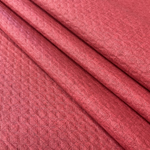 1.5 Yard Piece of Richloom Solarium Diamond Tech Mchusk Outdoor Berry | Home Decor Fabric | 54" Wide