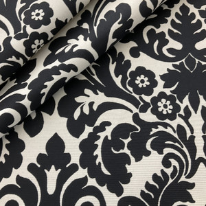 1.875 Yard Piece of Waverly Sun N Shade Essence Onyx | Medium Weight Outdoor Fabric | Home Decor Fabric | 54" Wide