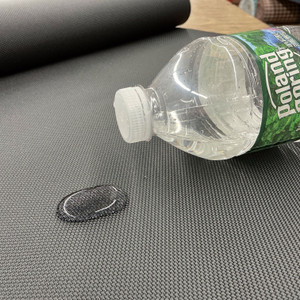 Jet Black Waterproof Nylon Canvas Fabric | Tarps / Outdoor Covers / Backpacks / Banners | 1000 Denier | 65" Wide | By the Yard