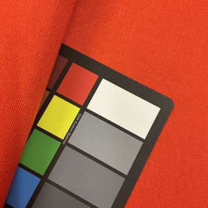 Orange Waterproof Nylon Canvas Fabric | Tarps / Outdoor Covers / Backpacks / Banners | 1000 Denier | 65" Wide | By the Yard