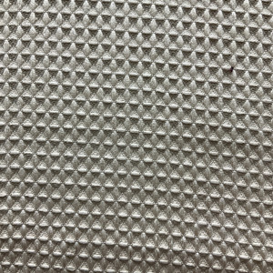 1 Yard Piece of Glass Waffle Micro Fiber Tan | Absorbent Towel Fabric | Poly/Polyamide | Mook Fabrics | 60" Wide | By the Yard
