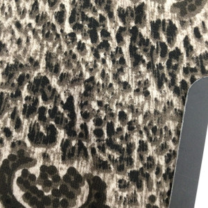 3 Yard Piece of Black/Grey/ Tan and Pink Leopard Spade Knit  Fabric | Lightweight Jersey  Knit | Fashion Fabric | 48 Inch Wide | By the Yard