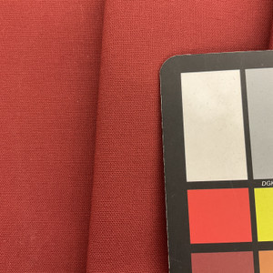 2.25 Yard Piece of Cranberry Red Cotton Canvas Fabric | Slipcovers / Upholstery | Lightweight | 54W