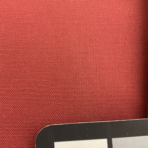 2.25 Yard Piece of Cranberry Red Cotton Canvas Fabric | Slipcovers / Upholstery | Lightweight | 54W