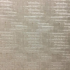 1.5 Yard Piece of Taupe Brown Sateen Upholstery & Curtain Fabric | Lightweight | Abstract Checks