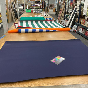 Recacril Captain Navy R-175 | Waterproof Awning & Marine Canvas | 100% Solution Dyed Acrylic | 60" Wide | By the Yard