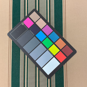 Recacril Celio Stripe R-071 Brown / Forest Green | Waterproof Awning & Marine Canvas | 100% Solution Dyed Acrylic | 47" Wide | By the Yard