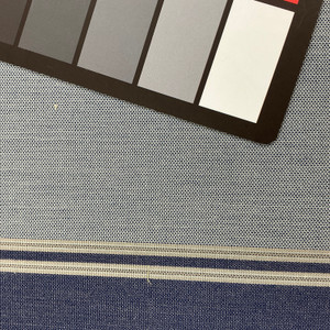 Recacril Daro Stripe R-335 Denim Blue / Grey  | Waterproof Awning & Marine Canvas | 100% Solution Dyed Acrylic | 47" Wide | By the Yard