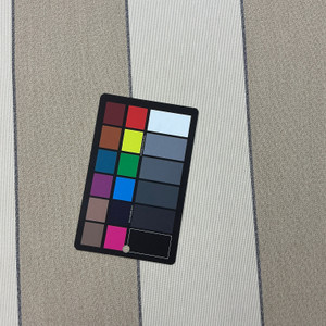 Recacril Goldana Stripe R-876 Beige / Black / Tan | Waterproof Awning & Marine Canvas | 100% Solution Dyed Acrylic | 47" Wide | By the Yard