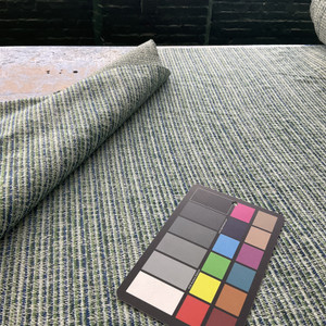 2.875 Yard Piece of Sustain Performance Brantley Woven Aquatic | Home Decor Fabric | 56.75" Wide