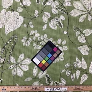 1.5 Yard Piece of P Kaufmann Arboretum Basketweave Meadow | Medium/Heavyweight Basketweave Fabric | Home Decor Fabric | 54" Wide