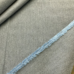 1.5 Yard Piece of Sunbrella European NAT10064 Natte Carbon Sky | Heavyweight Outdoor Fabric | Home Decor Fabric | 54" Wide