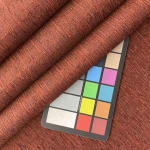 2.5 Yard Piece of Weekend in Crimson | Upholstery Fabric | Rust Red Textured | Medium Weight | 54" Wide | By The Yard