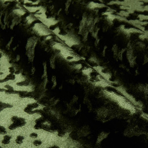1.5 Yard Piece of Richloom Nebel Velvet Army | Heavyweight Velvet Fabric | Home Decor Fabric | 54" Wide