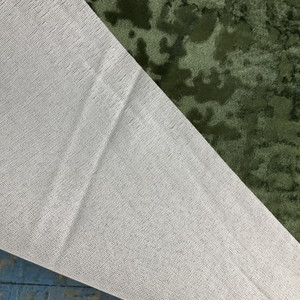 1.5 Yard Piece of Richloom Nebel Velvet Army | Heavyweight Velvet Fabric | Home Decor Fabric | 54" Wide