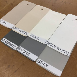 1.75 Yard Piece of Pearl White | Marine Boating Vinyl Fabric | Upholstery Vinyl - Sun + Salt Proof