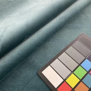 1.75 Yard Piece of Sky Blue Velvet Upholstery Fabric | Heavyweight / Durable | 54" Wide | By the Yard