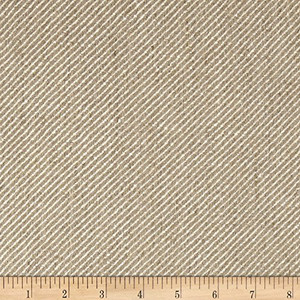 1 Yard Piece of 100% European Linen Twill Upholstery Oatmeal | Heavyweight Twill, Linen Fabric | Home Decor Fabric | 54" Wide