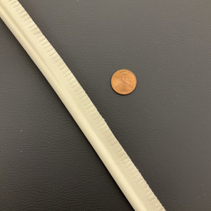 SEAQUEST Sea White Welt | Marine Vinyl Upholstery Trim | PSQ-025 | 5/8" wide | 5/32" cord | By the Yard