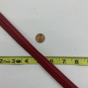 SEAQUEST American Beauty Red Hidem Gimp | PSQ-001 | Marine Vinyl Upholstery Trim | 5/8" | By the Yard