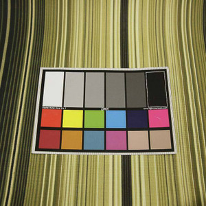 Pea Green Striped Outdoor Fabric By the Yard. Discounted Price