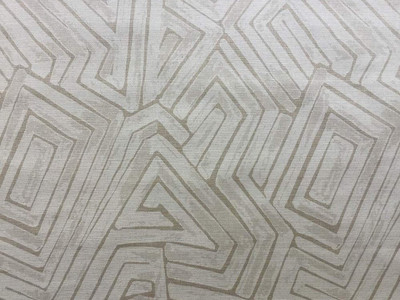 Beige Abstract Fabric