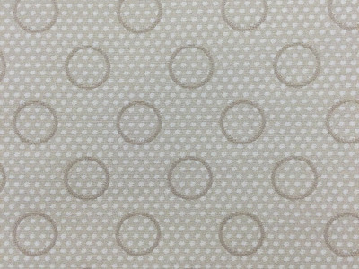 Beige Circles Fabric