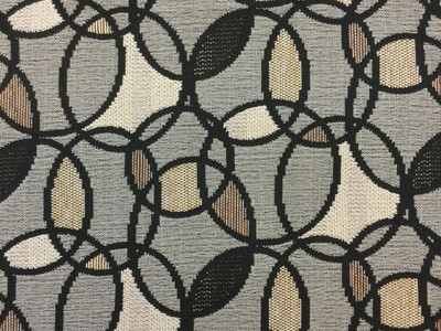 Black Contemporary Fabric