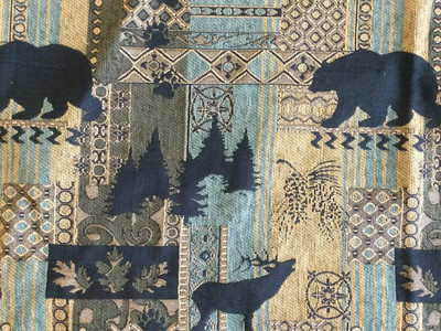 Black Cottage and Camp Fabric