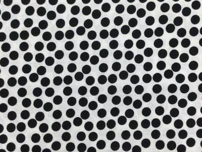 Black Dots Fabric