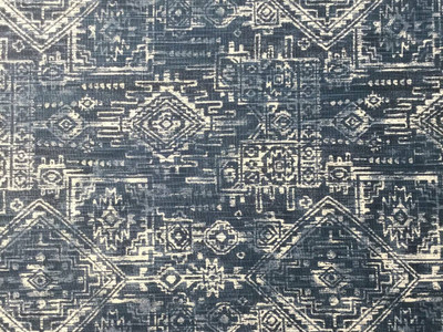 Blue Bohemian Fabric