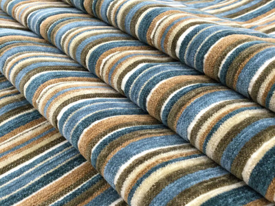 Blue Striped Fabric - Fabric Warehouse