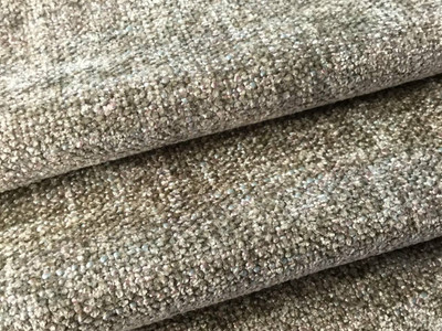 Brown Chenille upholstery fabric