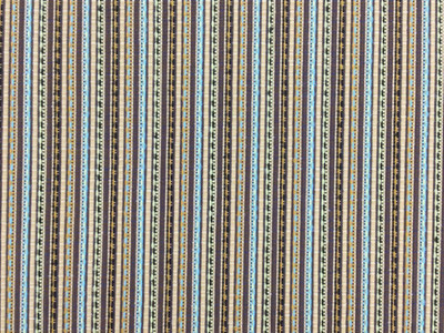 Brown Pinstripe Fabric