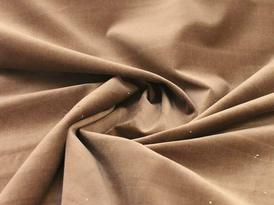 Brown Velvet Fabric